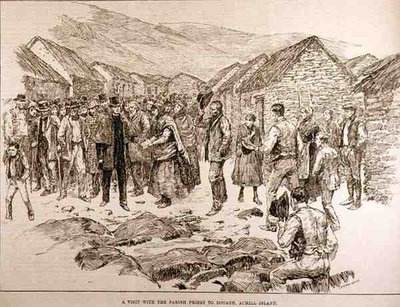 The Distress in the West of Ireland: A Visit with the Parish Priest to Dooagh, Achill Island by English School